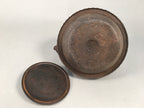 Antique Japanese Cast Iron Teapot Kyusu Tetsubin Kettle Arare Nanbu Tekki T77