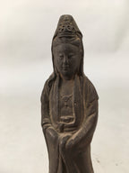 Antique Japanese Ceramic Buddhist Figurine Vtg Statue Kannon Bosatsu BD609