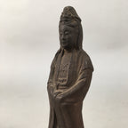 Antique Japanese Ceramic Buddhist Figurine Vtg Statue Kannon Bosatsu BD609