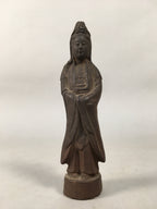 Antique Japanese Ceramic Buddhist Figurine Vtg Statue Kannon Bosatsu BD609