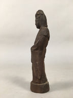 Antique Japanese Ceramic Buddhist Figurine Vtg Statue Kannon Bosatsu BD609