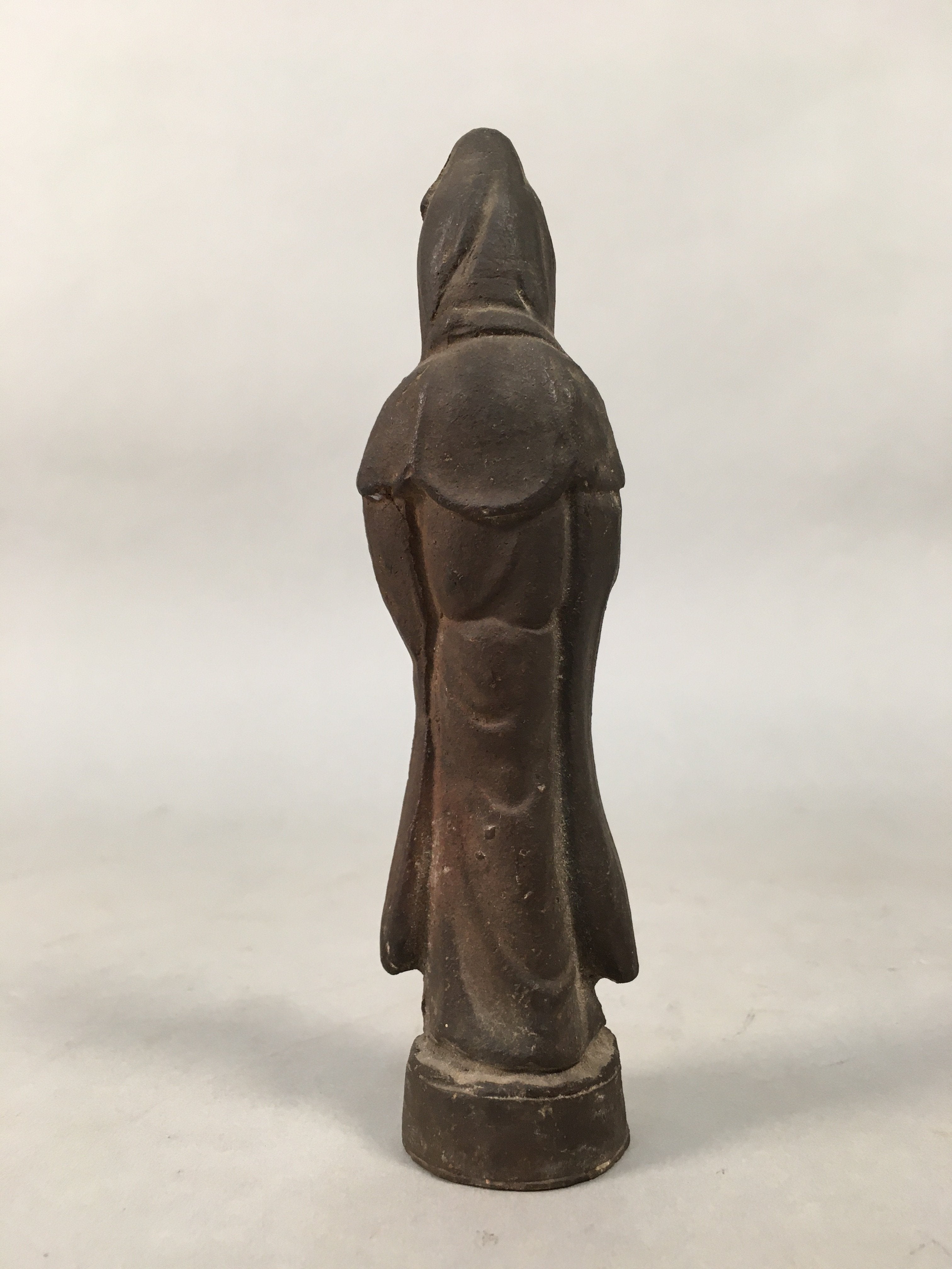 Antique Japanese Ceramic Buddhist Figurine Vtg Statue Kannon Bosatsu BD609