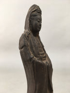 Antique Japanese Ceramic Buddhist Figurine Vtg Statue Kannon Bosatsu BD609