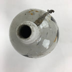 Antique Japanese Ceramic Sake Bottle Kayoi Tokkuri Hand-Written Kanji TS287