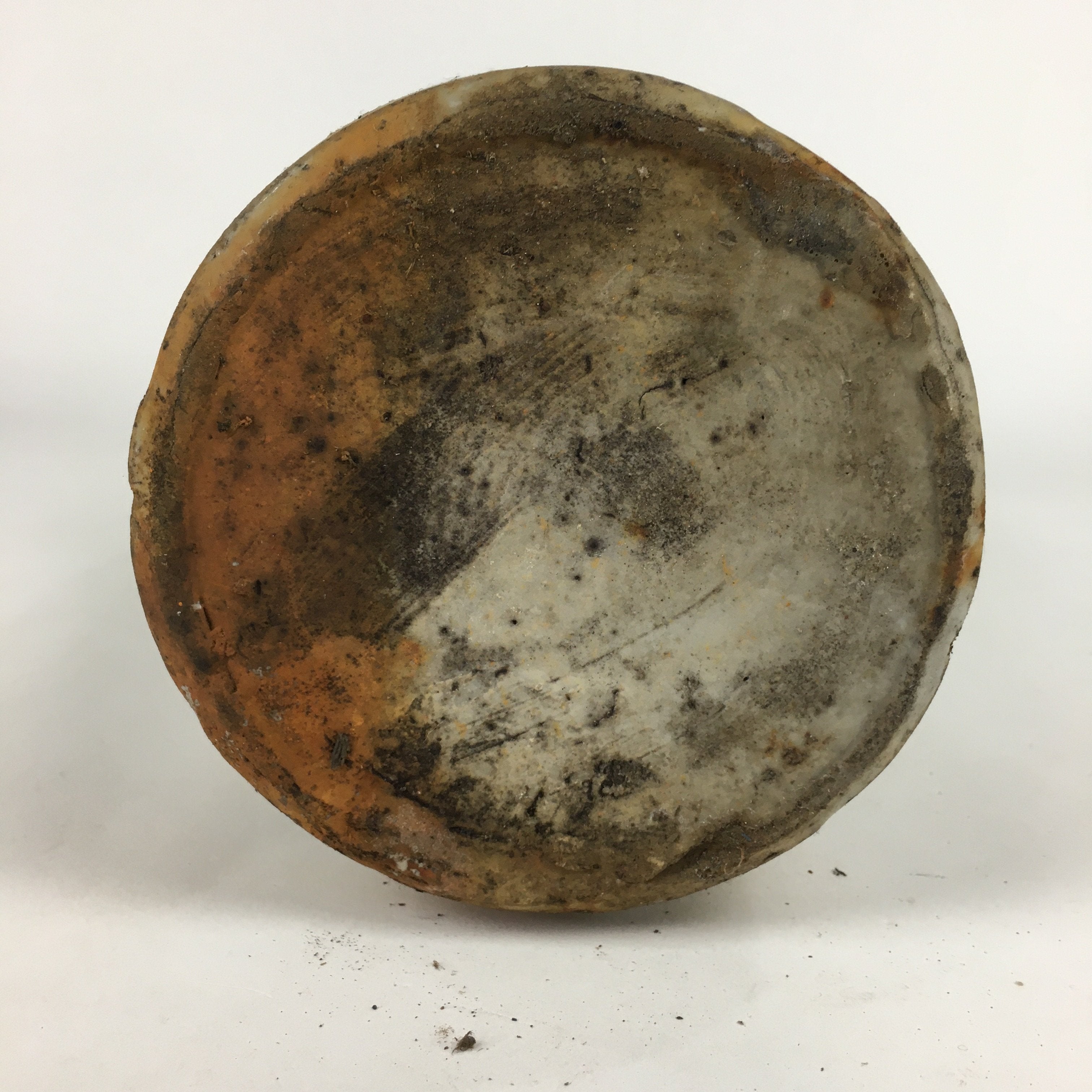 Antique Japanese Ceramic Sake Bottle Kayoi Tokkuri Hand-Written Kanji TS287