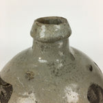 Antique Japanese Ceramic Sake Bottle Kayoi Tokkuri Hand-Written Kanji TS314