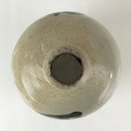 Antique Japanese Ceramic Sake Bottle Tokkuri Pottery Hand-Written Kanji TS451