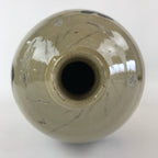 Antique Japanese Ceramic Sake Bottle Tokkuri Pottery Hand-Written Kanji TS493