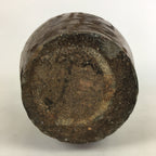Antique Japanese Ceramic Sake Bottle Tokkuri Pottery Kayoi-Tokkuri Brown TS284