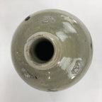 Antique Japanese Ceramic Sake Bottle Vtg Kayoi Tokkuri Hand-Written Kanji TS298