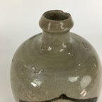 Antique Japanese Ceramic Sake Bottle Vtg Kayoi Tokkuri Hand-Written Kanji TS298