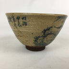 Antique Japanese Ceramic Tea Ceremony Bowl Chawan Pottery Sado Kanji GTB809