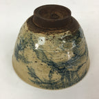 Antique Japanese Ceramic Tea Ceremony Bowl Chawan Pottery Sado Kanji GTB809