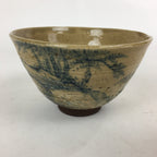 Antique Japanese Ceramic Tea Ceremony Bowl Chawan Pottery Sado Kanji GTB809