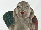 Antique Japanese Clay Doll Ningyo 7 Lucky Gods Buddhist Hotei Statue BD855