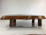 Antique Japanese Hand Carved Natural Wood Table C1900 Board Kadai WT362