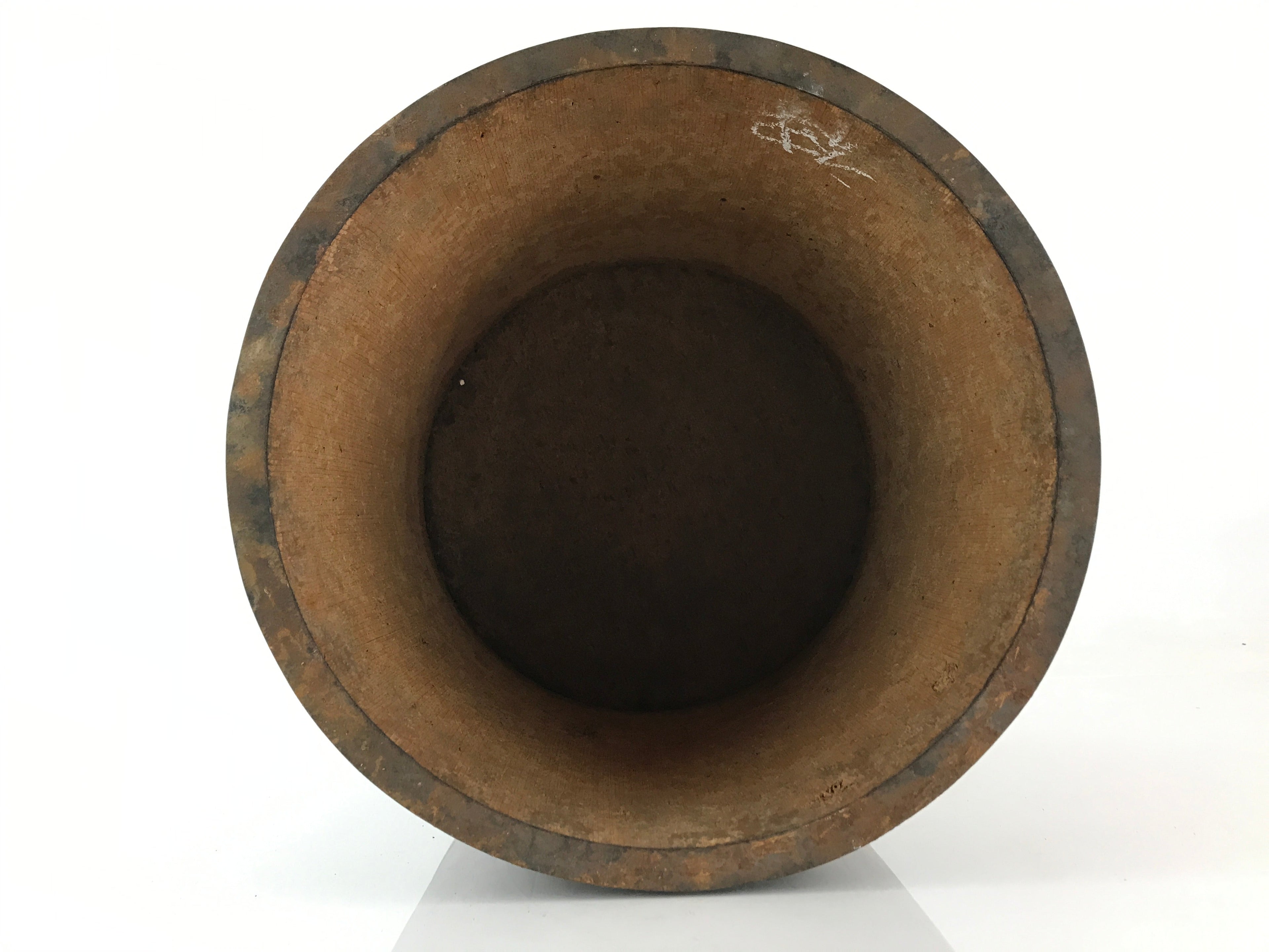 Antique Japanese Handmade Wooden Masu Rice Bucket C1900 Dark Brown BK7