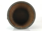 Antique Japanese Handmade Wooden Masu Rice Bucket C1900 Dark Brown BK8