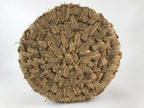 Antique Japanese Handwoven Straw Basket C1900 Wide Weave Storage Kago B214