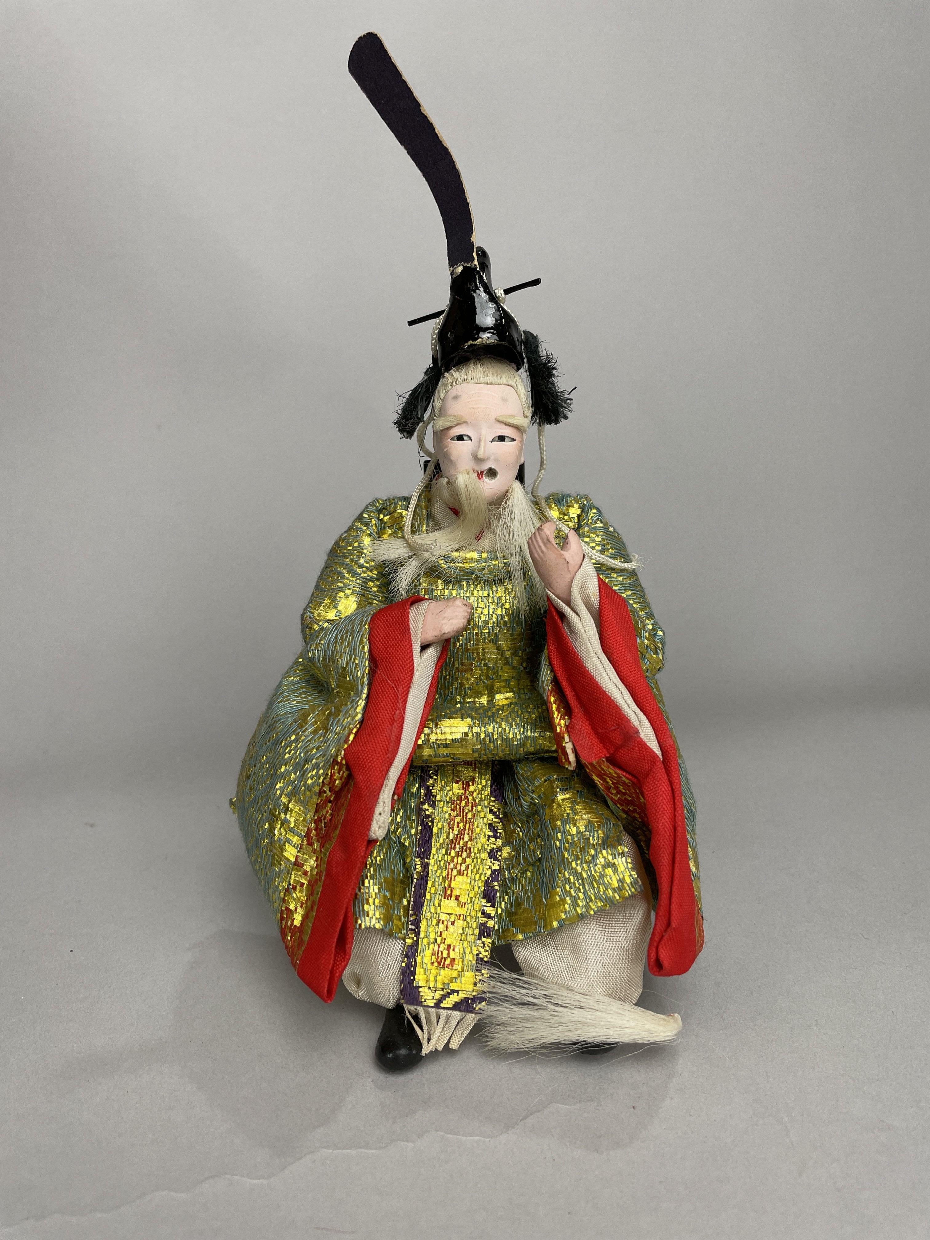 Antique Japanese Hina Doll Goten Palace WoodenGirl's Day Decoration C1900