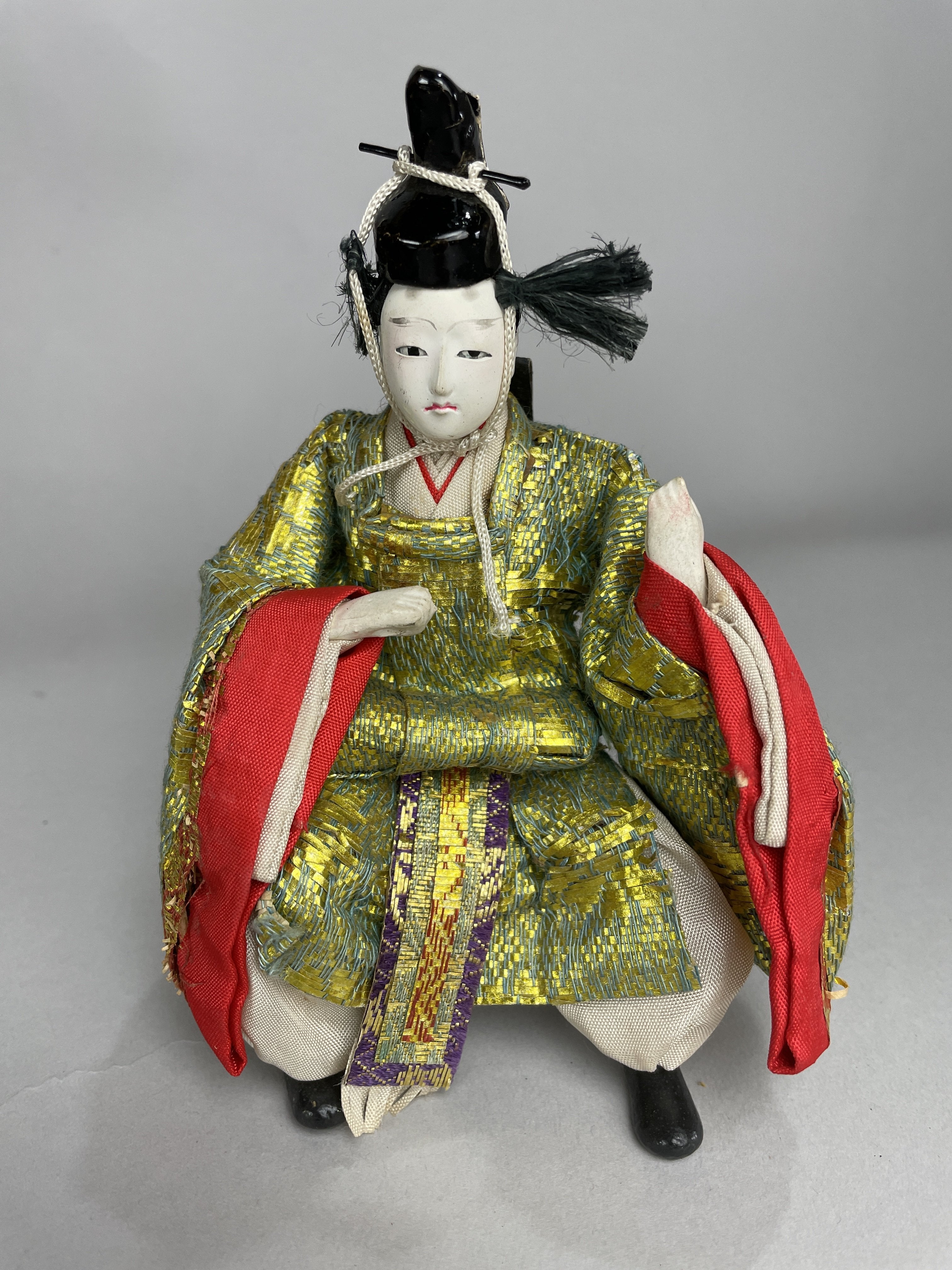 Antique Japanese Hina Doll Goten Palace WoodenGirl's Day Decoration C1900