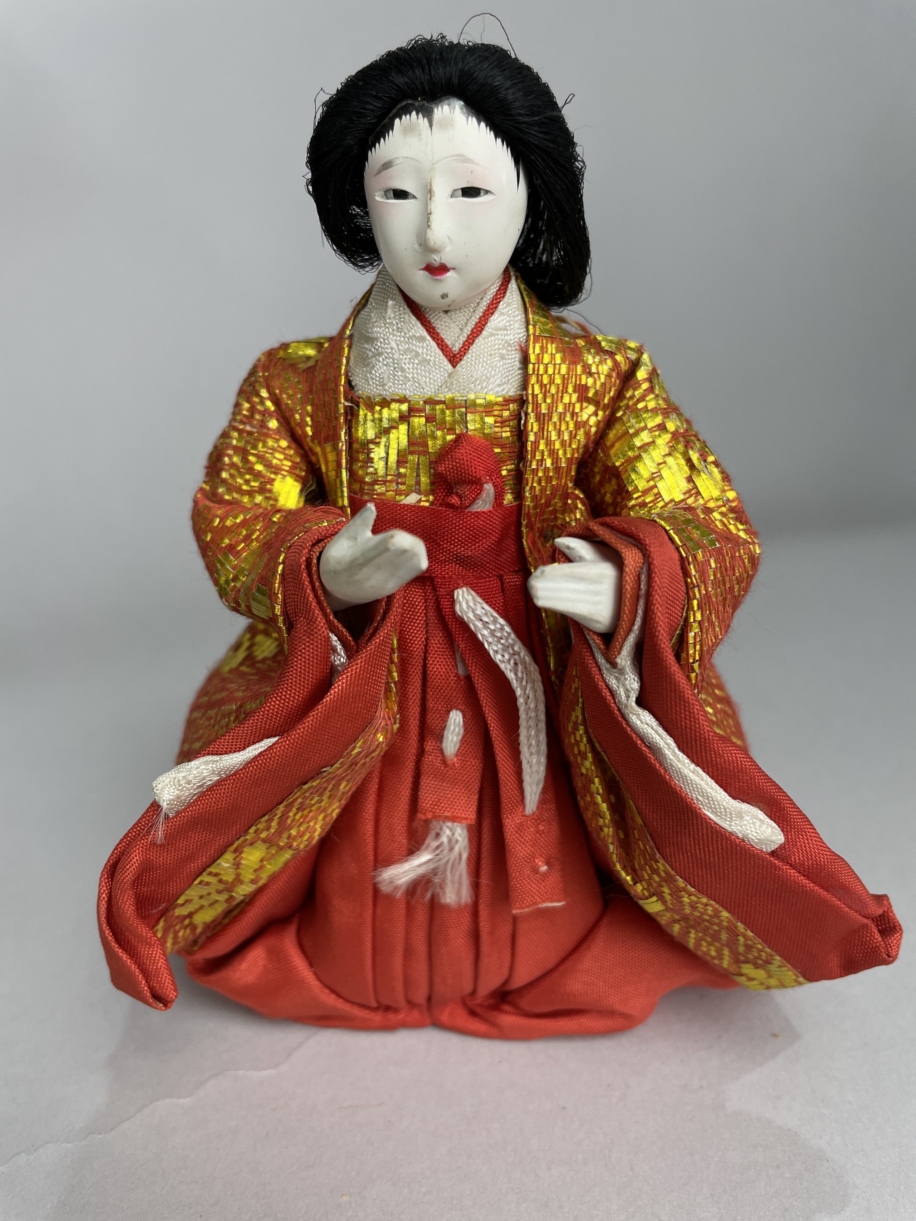 Antique Japanese Hina Doll Goten Palace WoodenGirl's Day Decoration C1900