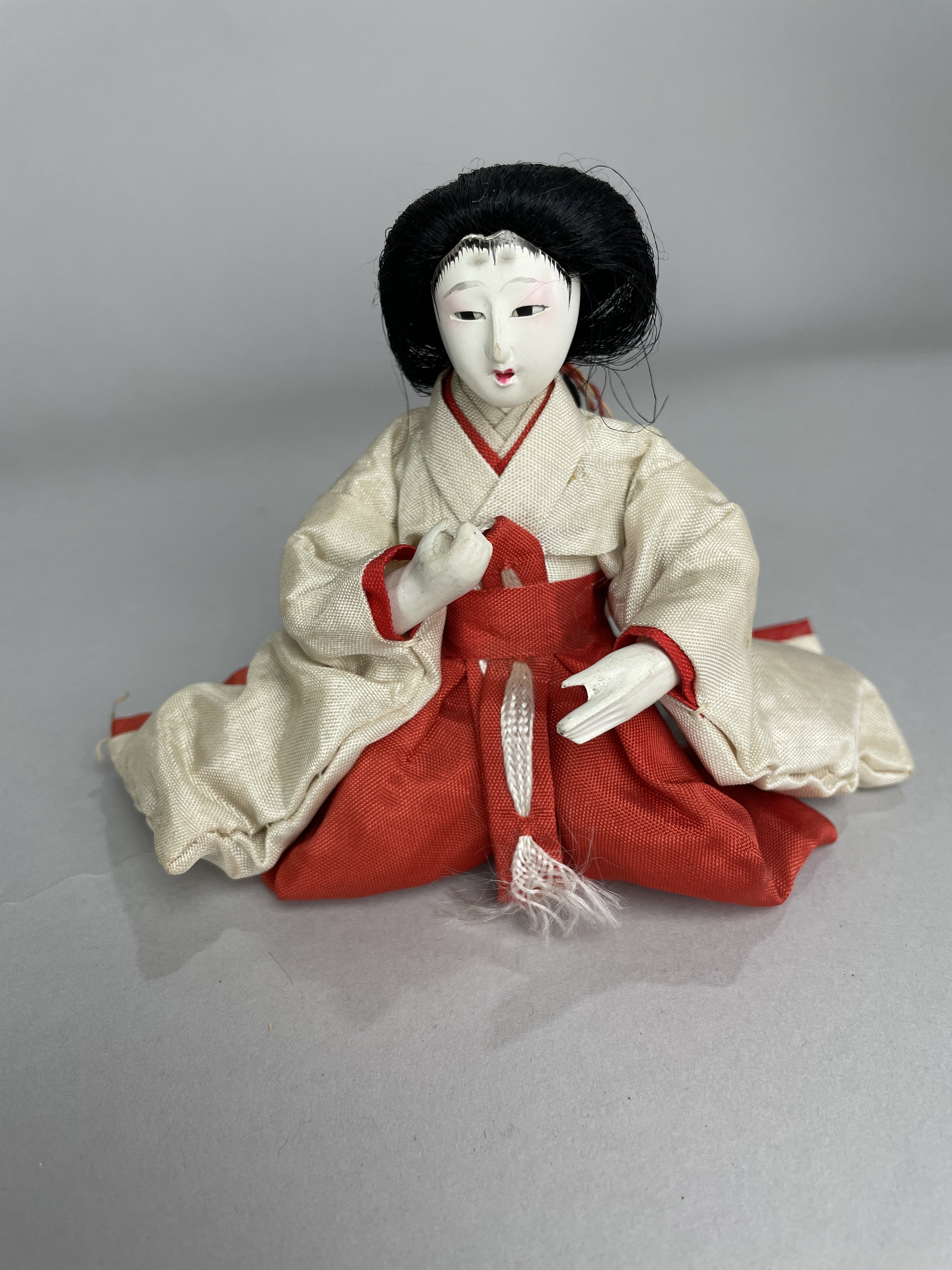 Antique Japanese Hina Doll Goten Palace WoodenGirl's Day Decoration C1900