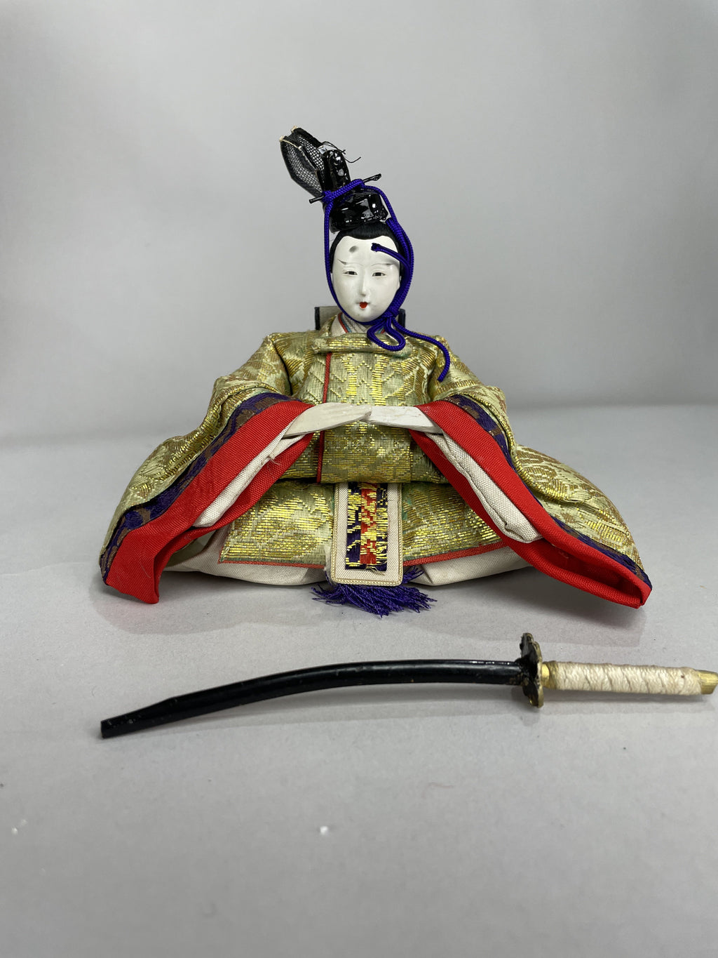 Antique Japanese Hina Doll Goten Palace WoodenGirl's Day Decoration C1900