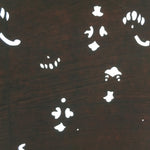 Antique Japanese Ise Katagami Kimono Stencil Edo Era Flower 19c Meiji Era A230