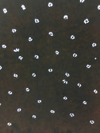 Antique Japanese Ise Katagami Kimono Stencil Edo Era Flowers petals Motif A143