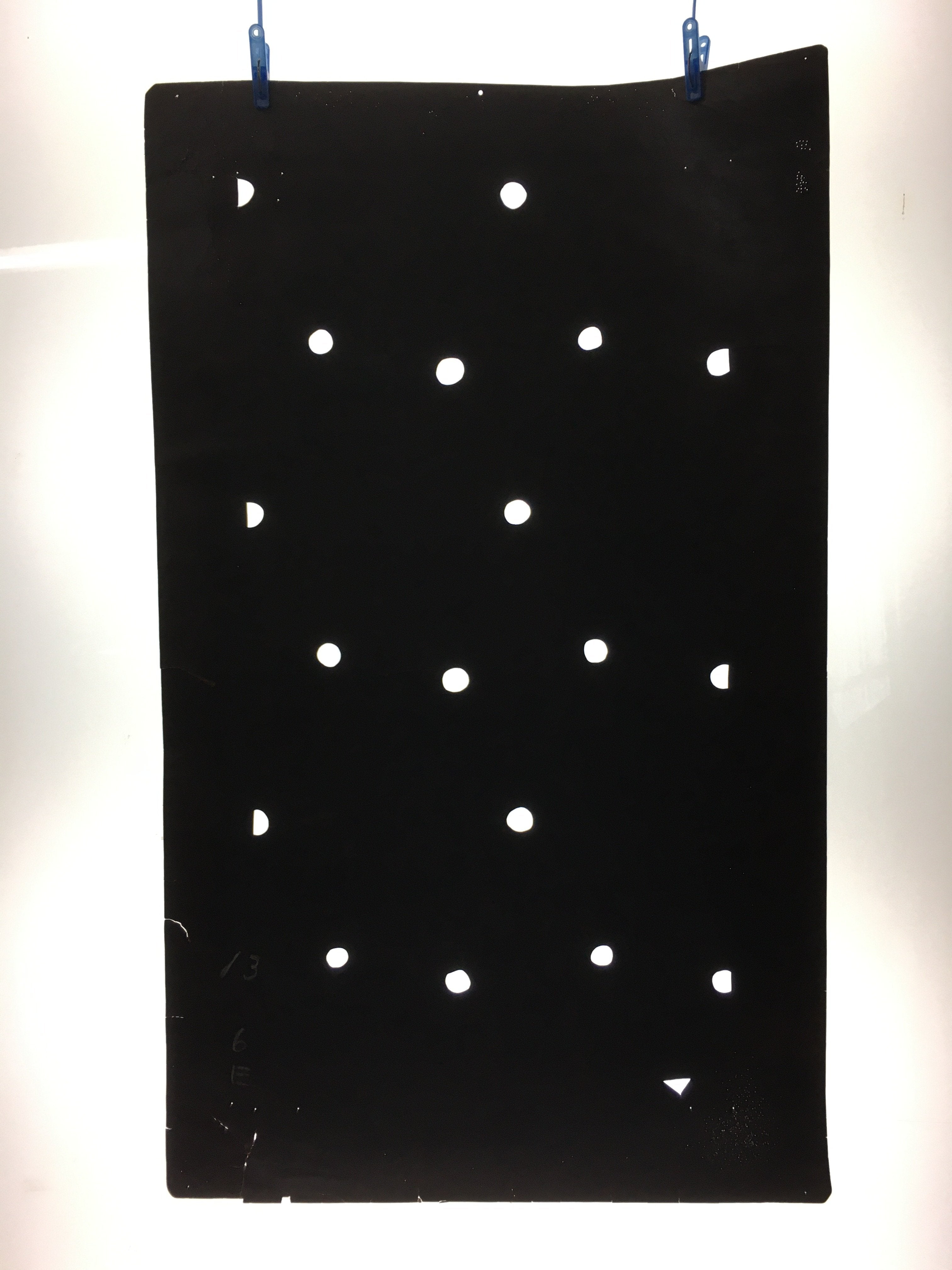 Antique Japanese Katagami 10sheet Set Practice Kimono Stencil Katazome BS34