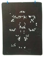 Antique Japanese Katagami 10sheet Set Practice Kimono Stencil Katazome BS37