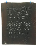 Antique Japanese Katagami 10sheet Set Practice Kimono Stencil Katazome BS38