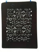 Antique Japanese Katagami 10sheet Set Practice Kimono Stencil Katazome BS40