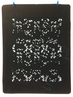 Antique Japanese Katagami 10sheet Set Practice Kimono Stencil Katazome BS40