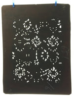 Antique Japanese Katagami 10sheet Set Practice Kimono Stencil Katazome BS40