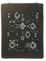 Antique Japanese Katagami 10sheet Set Practice Kimono Stencil Katazome BS40