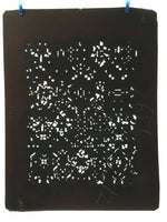 Antique Japanese Katagami 10sheet Set Practice Kimono Stencil Katazome BS40