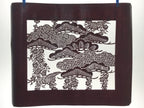 Antique Japanese Katagami Kimono Paper Stencil Cherry Blossoms Pine Bird 4Y465