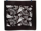 Antique Japanese Katagami Kimono Paper Stencil Folding Fans Flowers 4Y476