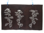 Antique Japanese Katagami Kimono Paper Stencil Hozuki Lantern Flower 4Y506