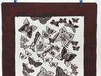 Antique Japanese Katagami Kimono Paper Stencil Katazome Butterflies 4Y501