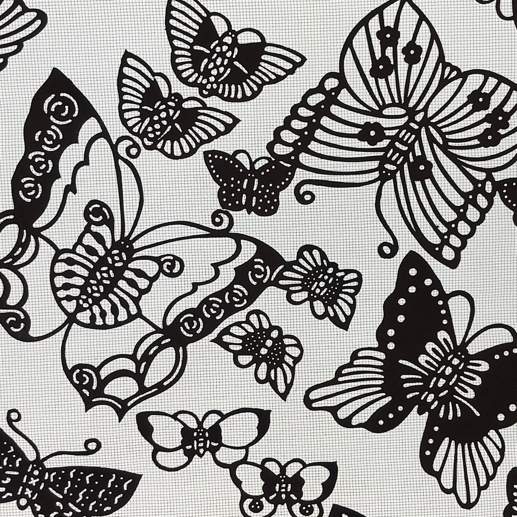 Antique Japanese Katagami Kimono Paper Stencil Katazome Butterflies 4Y501