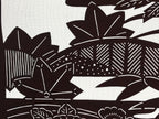 Antique Japanese Katagami Kimono Paper Stencil Katazome Floral Design 4Y481