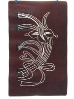 Antique Japanese Katagami Kimono Paper Stencil Katazome Water Iris 4Y502