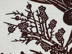 Antique Japanese Katagami Kimono Paper Stencil Plum Blossom Bamboo 4Y470