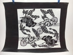 Antique Japanese Katagami Kimono Paper Stencil Summer Dragonfly 4Y475