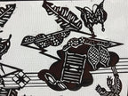 Antique Japanese Katagami Kimono Paper Stencil Summer Dragonfly 4Y475