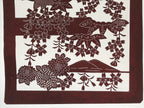 Antique Japanese Katagami Kimono Stencil Cherry Blossom Chrysanthemum 4Y496