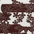Antique Japanese Katagami Kimono Stencil Cherry Blossom Chrysanthemum 4Y496